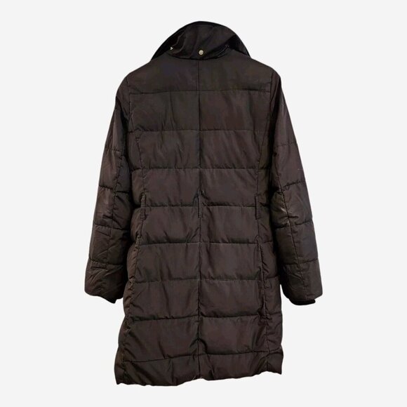 J. CREW Down Puffer Winter Coat Parka MSRP $298 Size Small Black - Picture 6 of 11